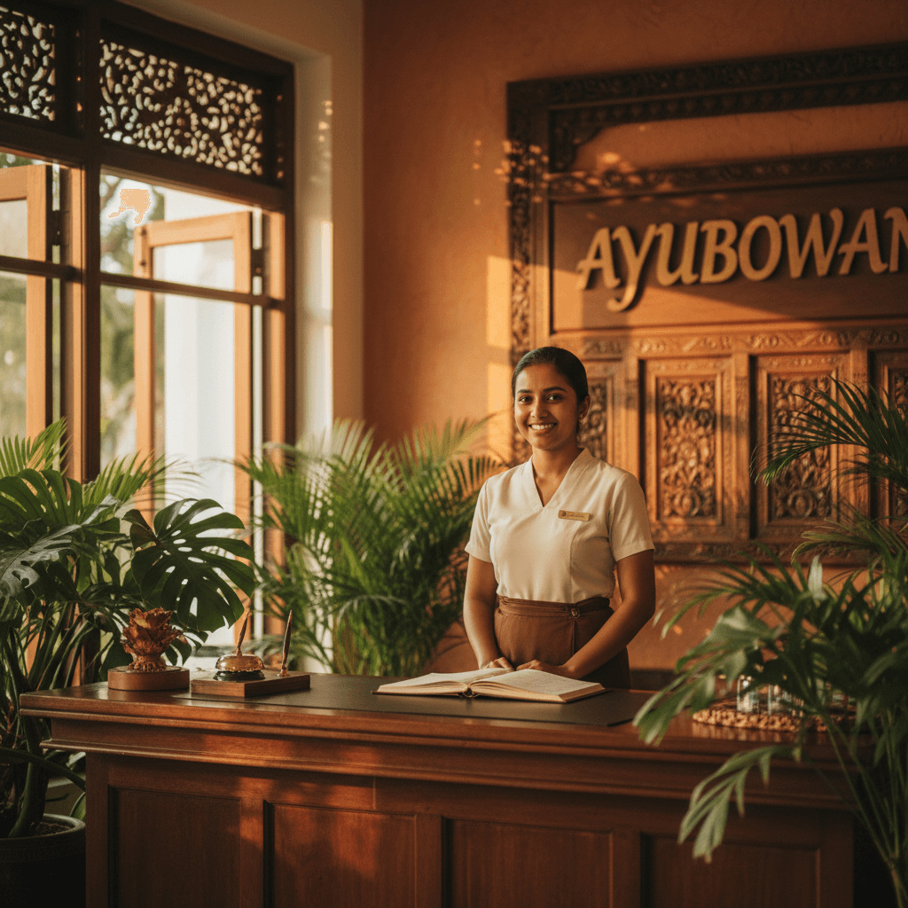 Panthera Fort Sigiriya staff member at reception