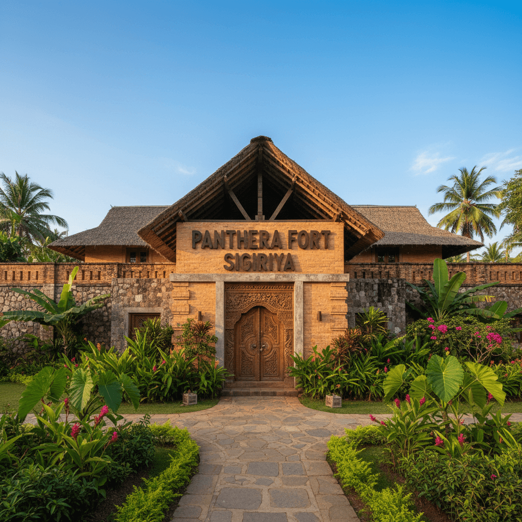 Panthera Fort Sigiriya exterior and entrance